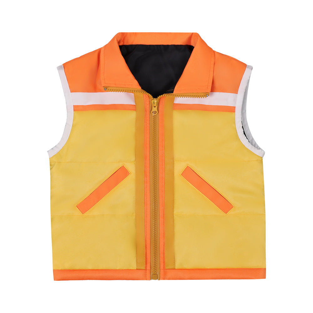 Cosplay Costume Dustin Henderson Stranger Things: Chroniques de 1985(2026) TV Cosplay Manteau Jaune Enfant
