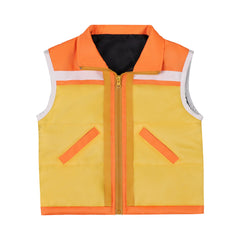 Cosplay Costume Dustin Henderson Stranger Things: Chroniques de 1985(2026) TV Cosplay Manteau Jaune Enfant