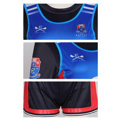 Cosplay Costume Easton Prep Crew Girl(2026) TV Cosplay Tenue d'Équipe Bleue Femme