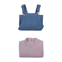 Cosplay Costume Eleven Stranger Things: Tales from '85(2026) TV Cosplay Tenue Bleue et Violette Enfant