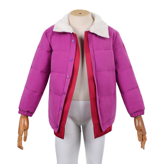 Cosplay Costume Eleven Stranger Things: Tales from '85(2026) TV Cosplay Veste Violette Femme