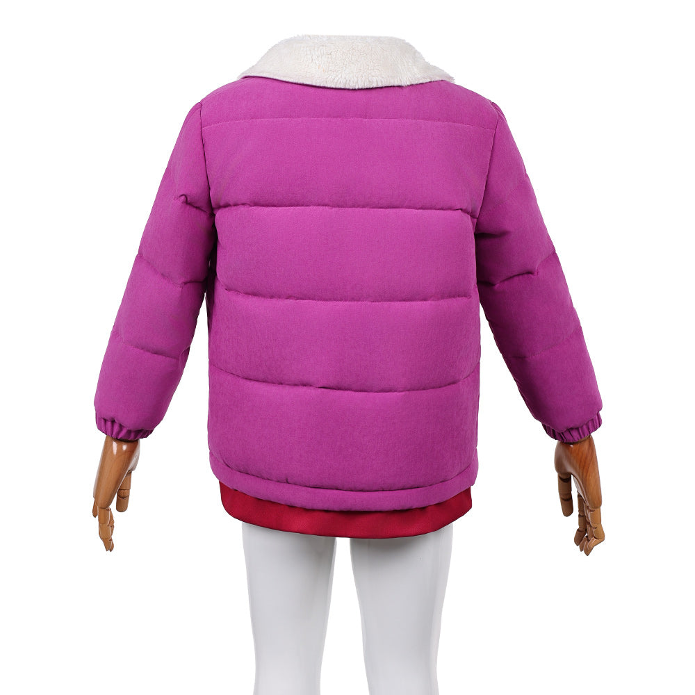 Cosplay Costume Eleven Stranger Things: Tales from '85(2026) TV Cosplay Veste Violette Femme