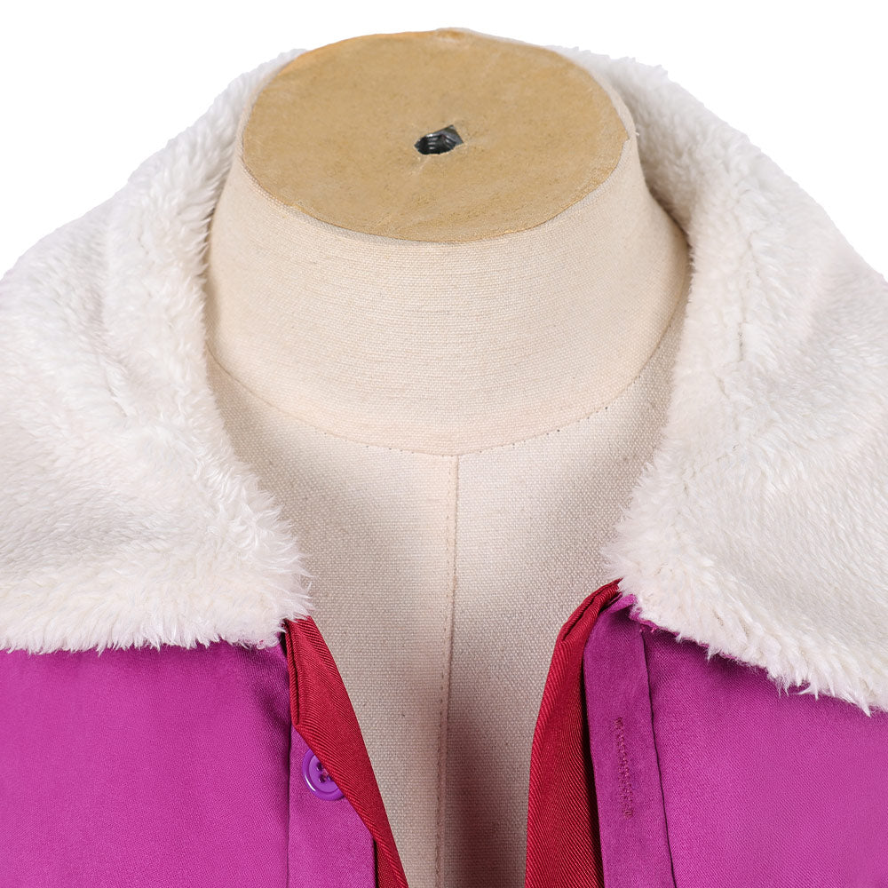 Cosplay Costume Eleven Stranger Things: Tales from '85(2026) TV Cosplay Veste Violette Femme