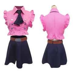 Cosplay Costume Elizabeth Liones The Seven Deadly Sins: Origin(2026) Jeu Cosplay Tenue Rose et Bleue Femme