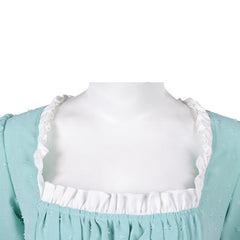 Cosplay Costume Elizabeth Swann Pirates of The Caribbean Film Robe Verte Femme