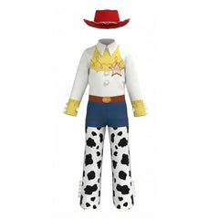 Cosplay Costume Enfant Jessie Film Cosplay Tenue Jaune et Bleue