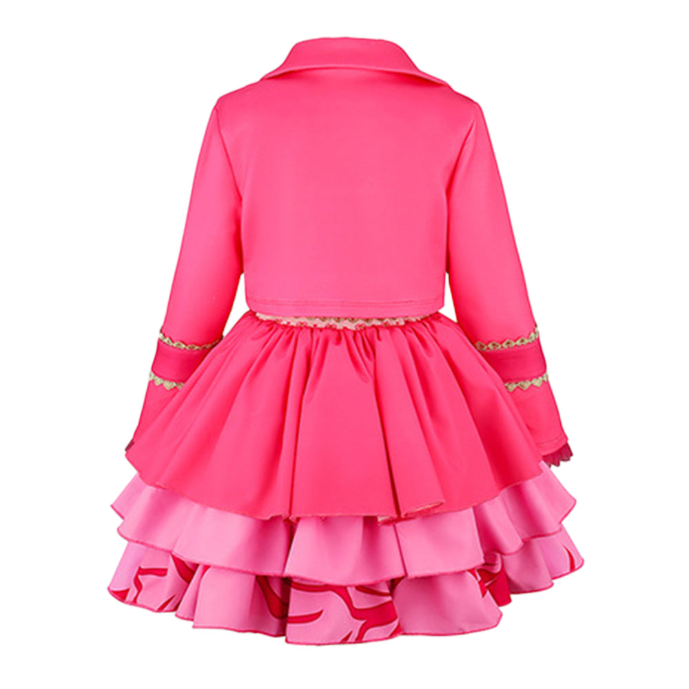 Cosplay Costume Enfant Pink Descendants: Wicked Wonderland(2026) Film Cosplay Robe Rose