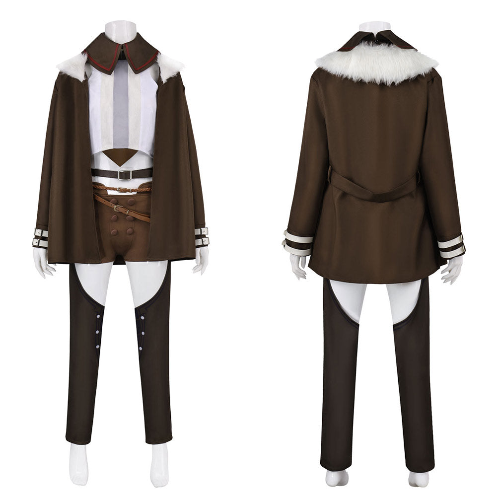 Cosplay Costume Eris Greyrat Mushoku Tensei: Jobless Reincarnation Saison 3(2026) Anime Cosplay Tenue Marron Femme