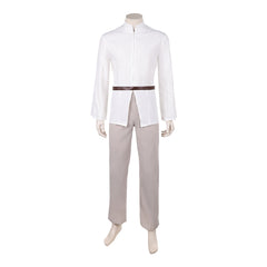 Cosplay Costume Ethan La Guerre des Étoiles: Visions Presents(2026) TV Cosplay Tenue Blanche et Grise Homme