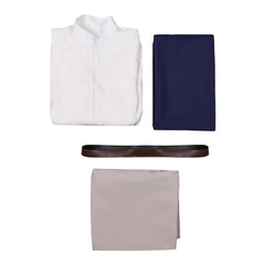 Cosplay Costume Ethan La Guerre des Étoiles: Visions Presents(2026) TV Cosplay Tenue Blanche et Grise Homme