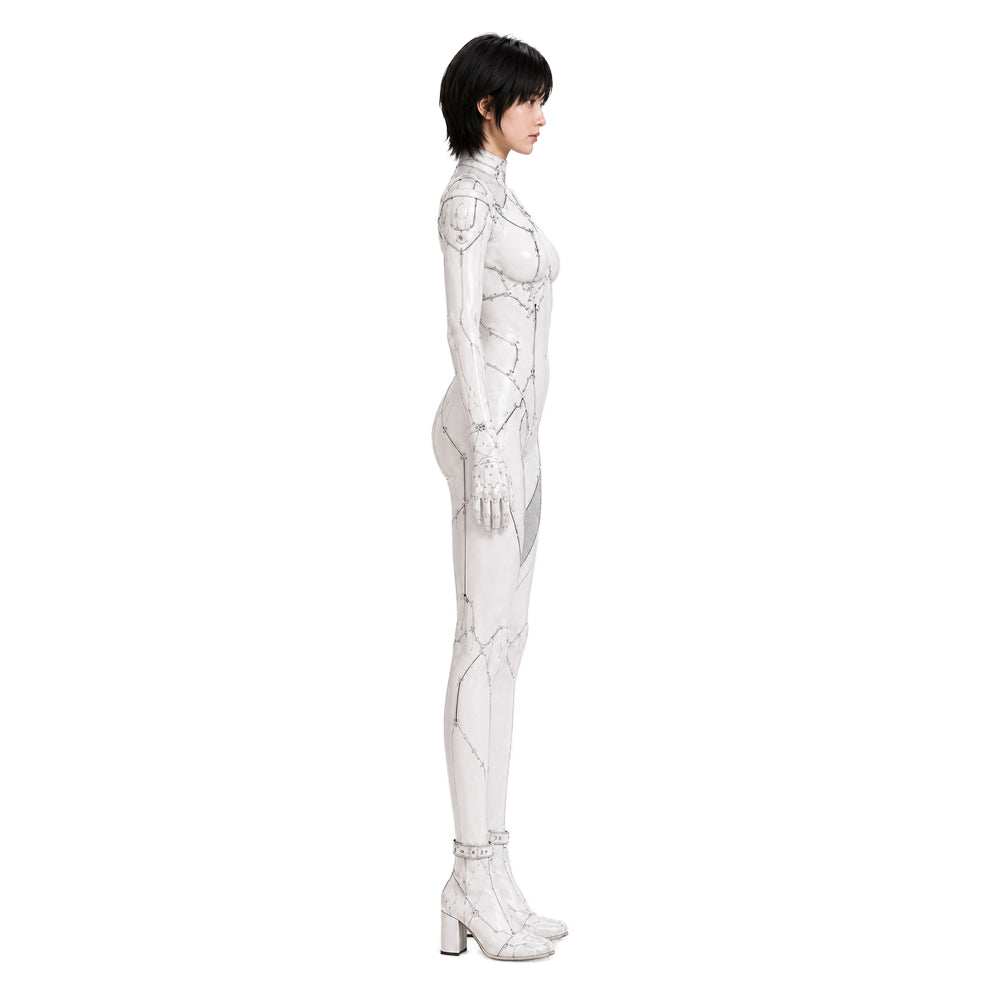 Cosplay Costume Eve Stellar Blade: Blood Rain(2026) Jeu Cosplay Combinaison Noire et Blanche Femme