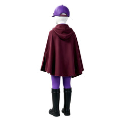 Cosplay Costume Fille Princesse Sofia TV Cosplay Tenue d'Équitation Violette Enfant