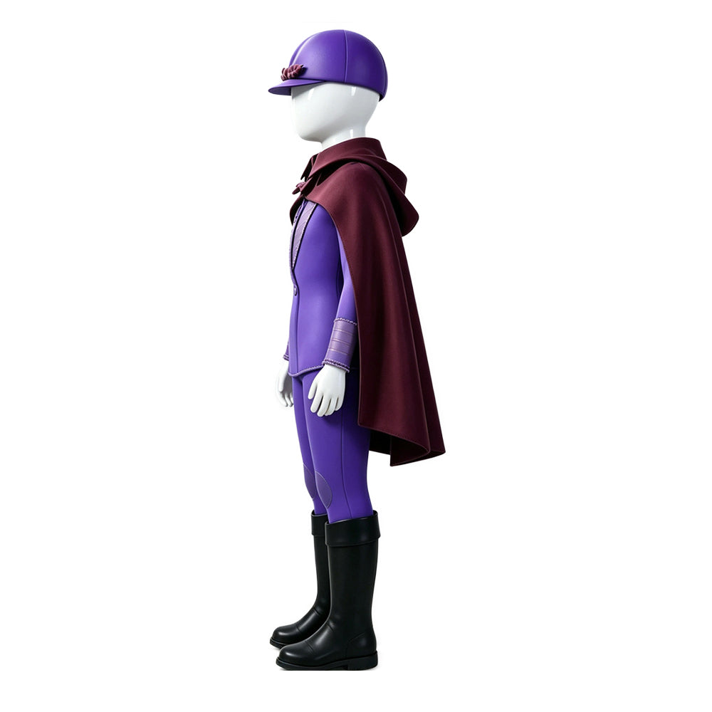 Cosplay Costume Fille Princesse Sofia TV Cosplay Tenue d'Équitation Violette Enfant