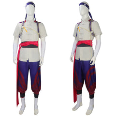 Cosplay Costume Fire God Liu Kang Mortal Kombat 2(2026) Film Cosplay Tenue Grise Homme