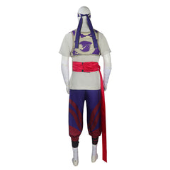 Cosplay Costume Fire God Liu Kang Mortal Kombat 2(2026) Film Cosplay Tenue Grise Homme