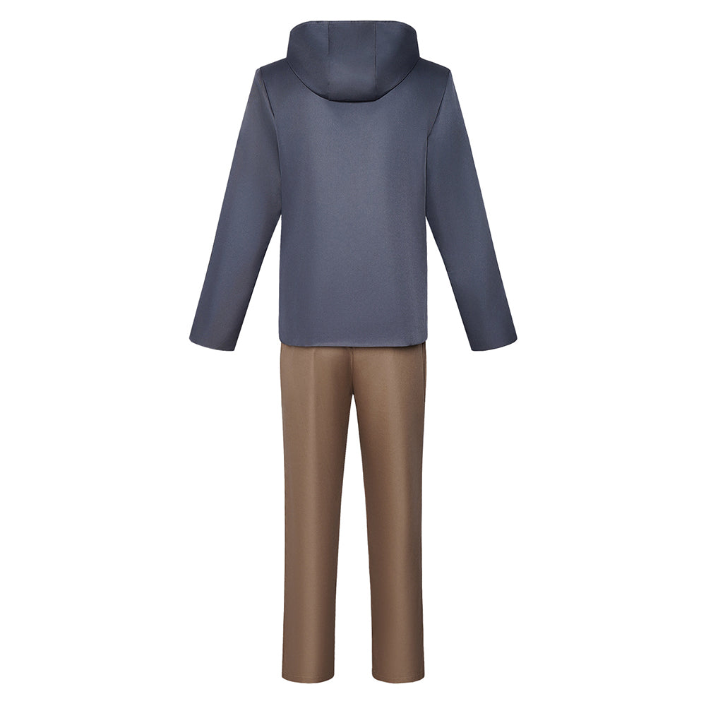 Cosplay Costume Hakari Kinji Anime Cosplay Tenue Bleue et Marron Homme