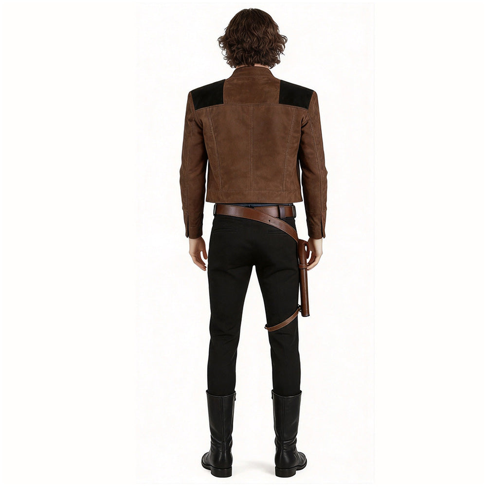 Cosplay Costume Han Solo Maul: Seigneur de l'Ombre(2026) TV Cosplay Tenue Marron Homme