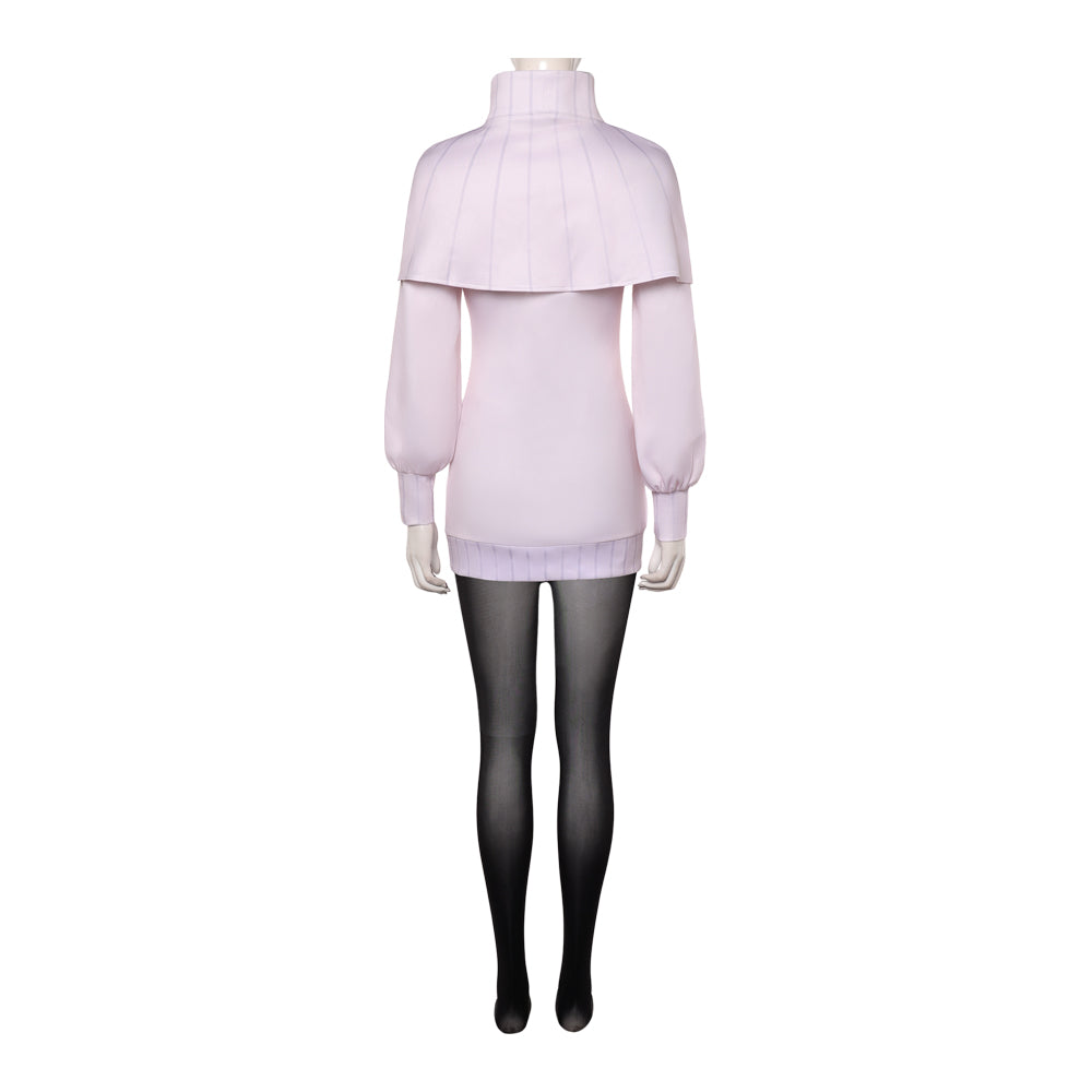 Cosplay Costume Hana Kurusu Anime Cosplay Tenue Blanche et Noire Femme
