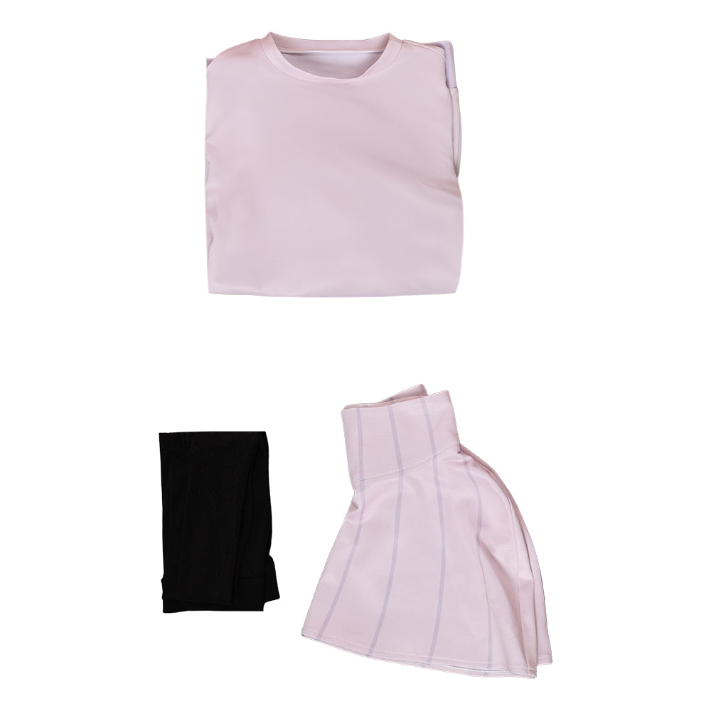 Cosplay Costume Hana Kurusu Anime Cosplay Tenue Blanche et Noire Femme
