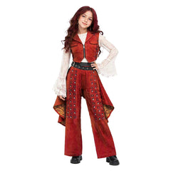 Cosplay Costume Hazel Hook Descendants: Wicked Wonderland(2026) Film Cosplay Tenue Pirate Rouge Femme
