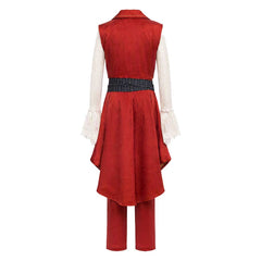 Cosplay Costume Hazel Hook Descendants: Wicked Wonderland(2026) Film Cosplay Tenue Pirate Rouge Femme