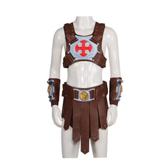 Cosplay Costume He-Man Les Maîtres de l'Univers(2026) Film Cosplay Tenue Marron Homme