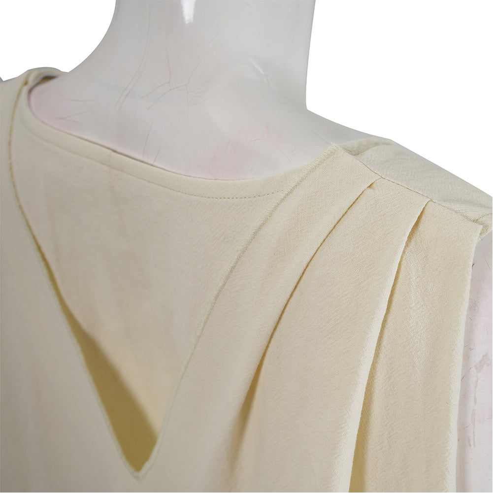 Cosplay Costume Helen The Odyssey(2026) Film Cosplay Robe Beige Femme