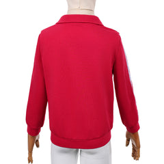 Cosplay Costume Holly Wheeler Stranger Things: Chroniques de 1985(2026) TV Cosplay Manteau Rouge Enfant