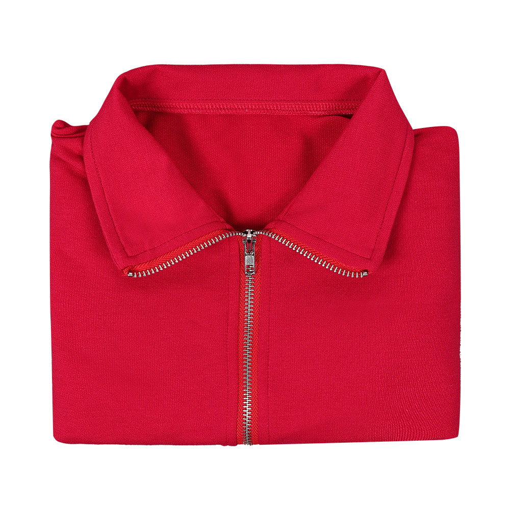 Cosplay Costume Holly Wheeler Stranger Things: Chroniques de 1985(2026) TV Cosplay Manteau Rouge Enfant