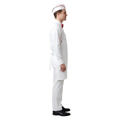Cosplay Costume Ice Cream Man(2026) Film Cosplay Tenue Blanche Homme