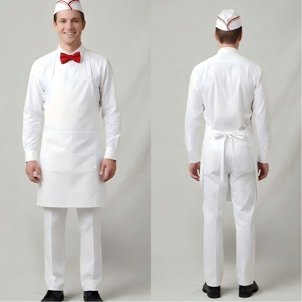 Cosplay Costume Ice Cream Man(2026) Film Cosplay Tenue Blanche Homme