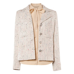 Cosplay Costume Im Han-rim Teach You a Lesson(2026) TV Cosplay Veste Beige+Chemise Abricot Femme