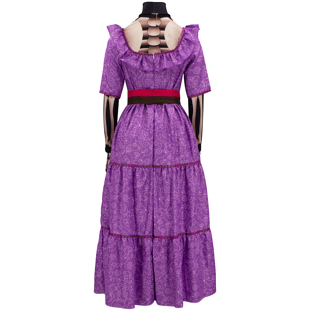 Cosplay Costume Imelda Film Cosplay Robe Violette Femme