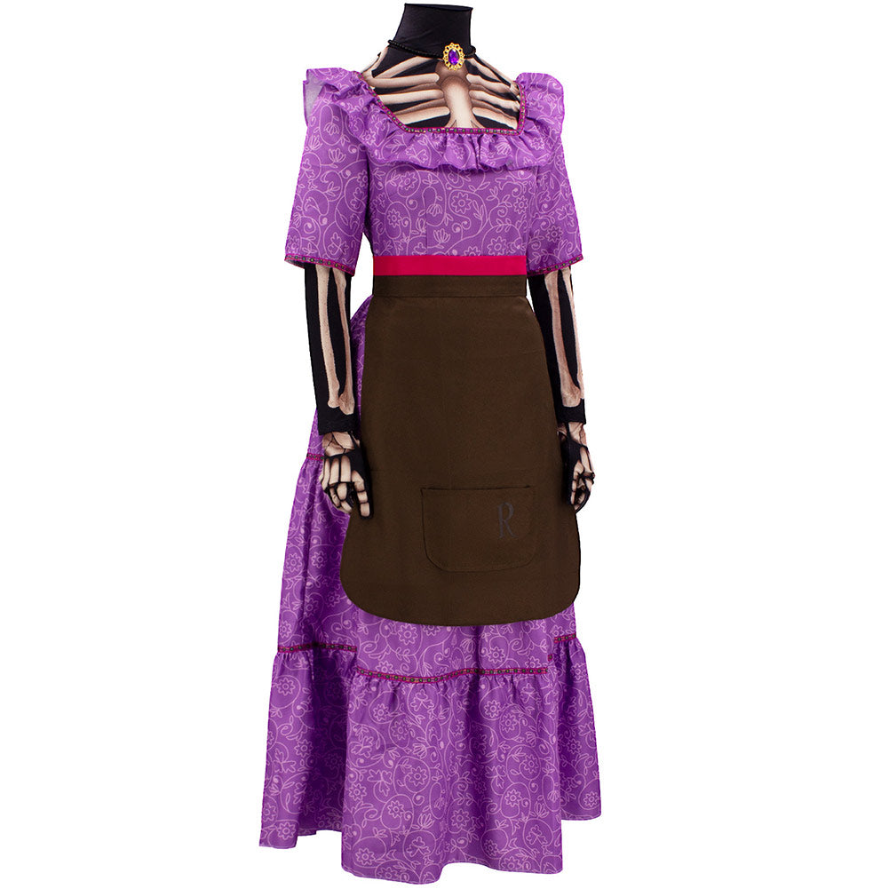 Cosplay Costume Imelda Film Cosplay Robe Violette Femme