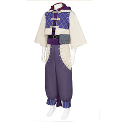 Cosplay Costume Jabba Gachiakuta Anime Cosplay Tenue Beige et Violette Homme