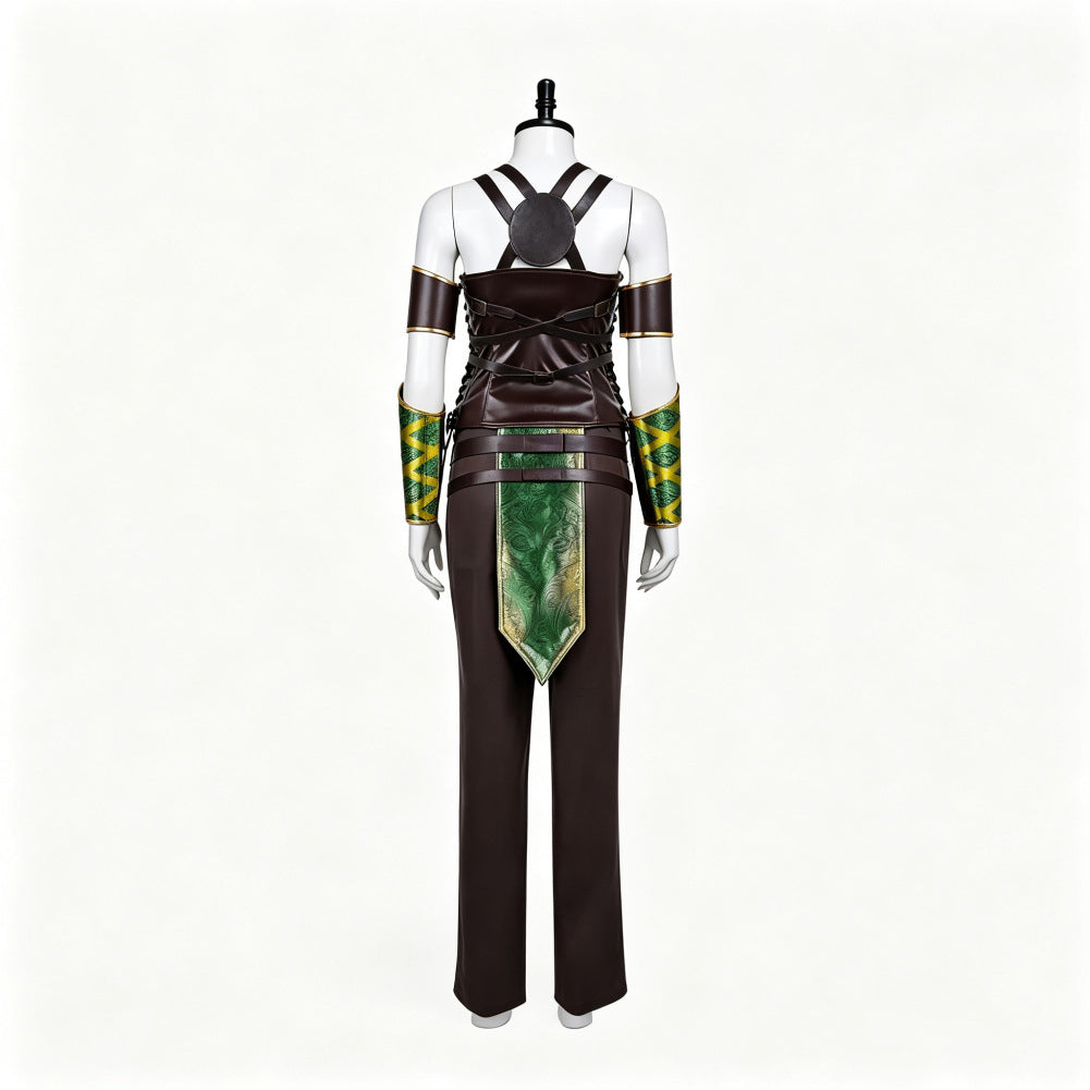 Cosplay Costume Jade Mortal Kombat 2(2026) Film Cosplay Combinaison Verte Femme