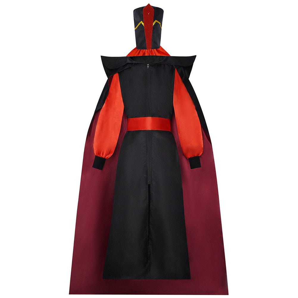 Cosplay Costume Jafar Aladdin Film Cosplay Combinaison Rouge et Noire Enfant