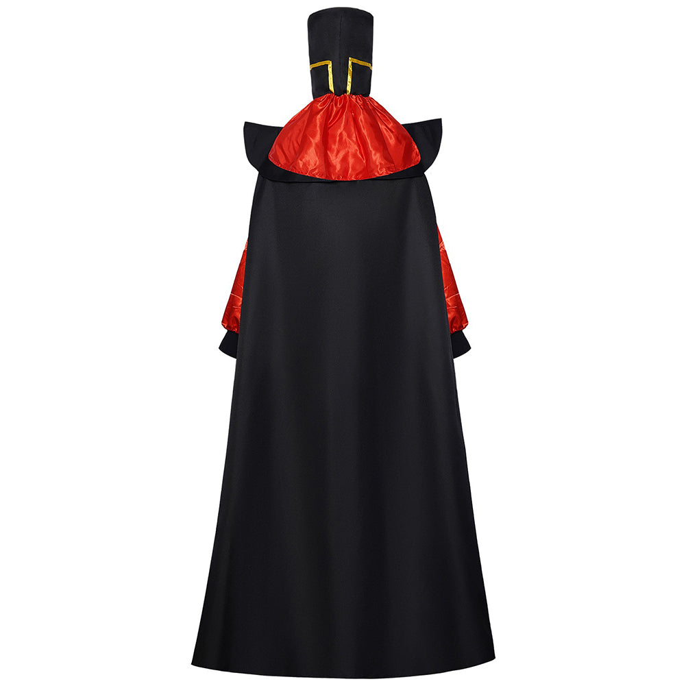 Cosplay Costume Jafar Aladdin Film Cosplay Combinaison Rouge et Noire Enfant