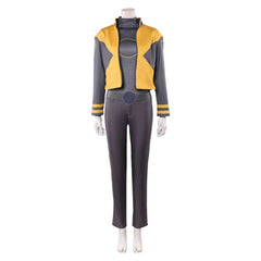Cosplay Costume Jean Grey X-Men '97 Saison 2(2026) TV Cosplay Tenue Grise et Jaune Femme