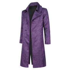 Cosplay Costume Joker Film Cosplay Trench Violet Homme