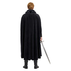 Cosplay Costume Jon Snow Game of Thrones TV Cosplay Cape Noire Homme