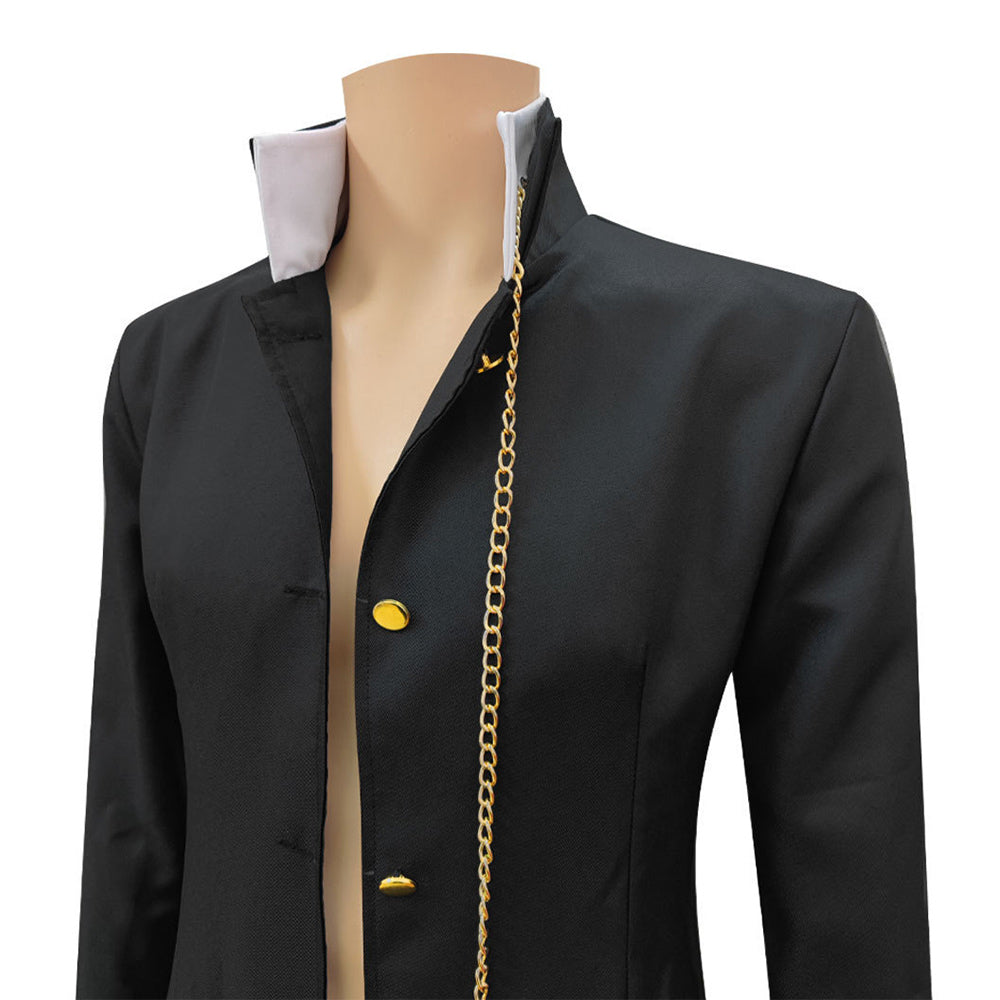 Cosplay Costume Jotaro Kujo JJBA 7(2026) Anime Cosplay Manteau Noir Homme