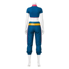 Cosplay Costume Jubilee Jeu Cosplay Tenue Jaune Femme