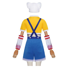 Cosplay Costume Juno Overwatch Jeu Cosplay Tenue Jaune Femme