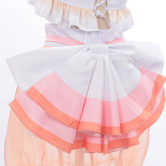 Cosplay Costume Kaguya Cosmic Princess Kaguya(2026) Anime Cosplay Maillot de Bain Blanche et Rose Femme