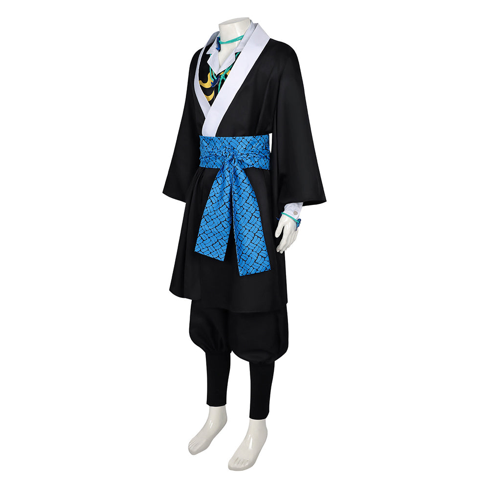 Cosplay Costume Kaigaku Les Rôdeurs de la Nuit Anime Cosplay Tenue Noire Homme