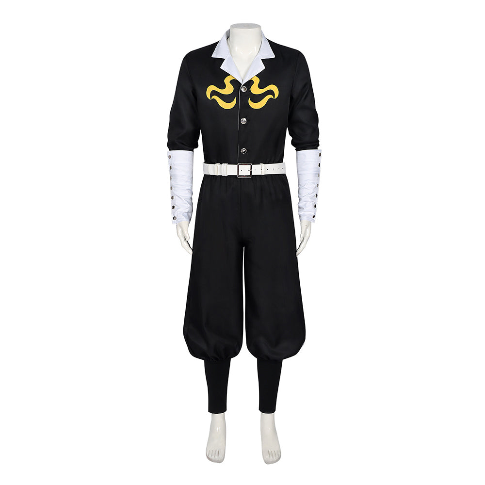 Cosplay Costume Kaigaku Les Rôdeurs de la Nuit Anime Cosplay Tenue Noire Homme