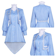 Cosplay Costume Kamisato Ayaka Genshin Impact Jeu Cosplay Tenue Bleue Femme