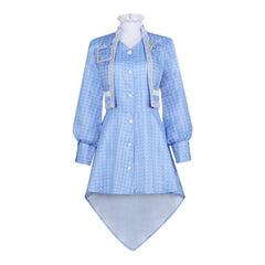 Cosplay Costume Kamisato Ayaka Genshin Impact Jeu Cosplay Tenue Bleue Femme