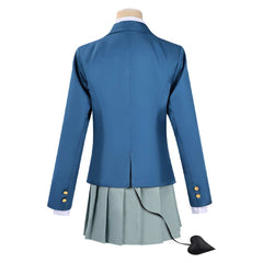 Cosplay Costume Kanan Takakiyo Kanan-sama Is Easy as Hell(2026) Anime Tenue Bleue et Blanche Femme